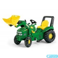 Трактор на педалях Rolly Toys Trac John Deere 046638 